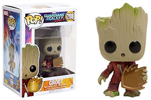 Pop Vinyl Figure. Guardians Of The Galaxy 2 Young Groot with Shield, (Standard)