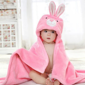 Baby Bath Towels Cute Bunny Hooded