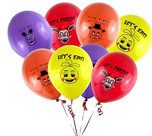 FNAF BALLOONS 12 COUNT