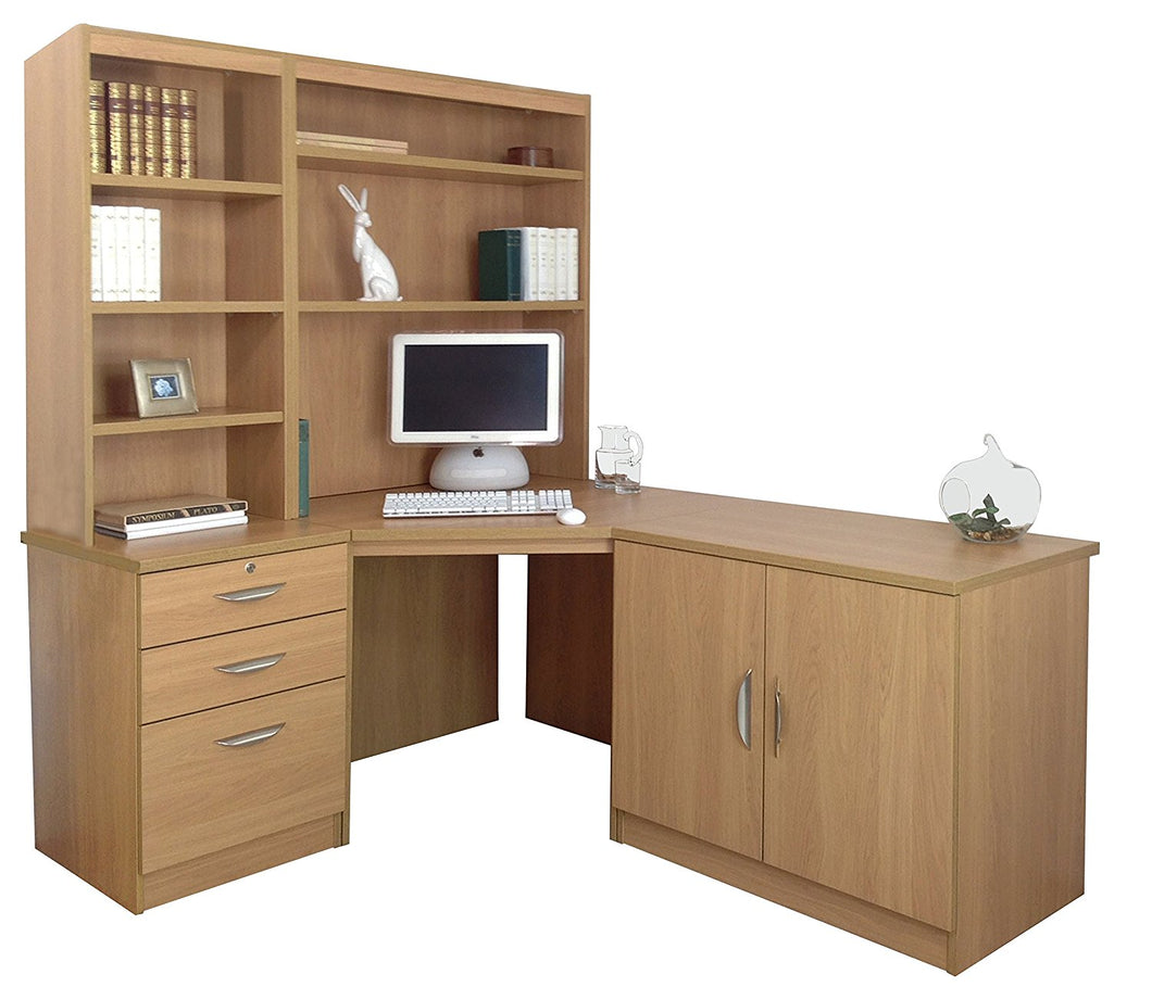 Home Office Furniture UK Wood Grain Profile Computer Desk