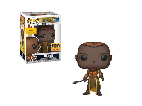 Black Panther Pop Vinyl Okoye #275 With Imoji Keyring Exclusive 2018 Edition