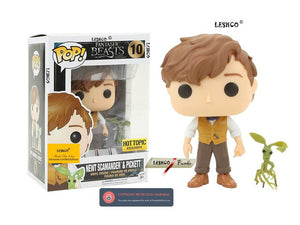 Newt Scamander and Pickett the bowtruckle